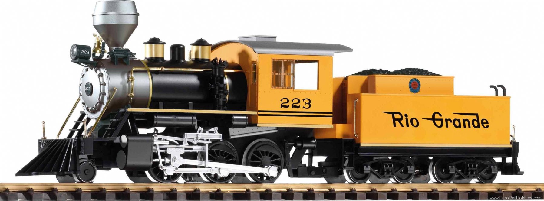 Piko 38237 G steam locomotive with tender Mogul D&RGW (i