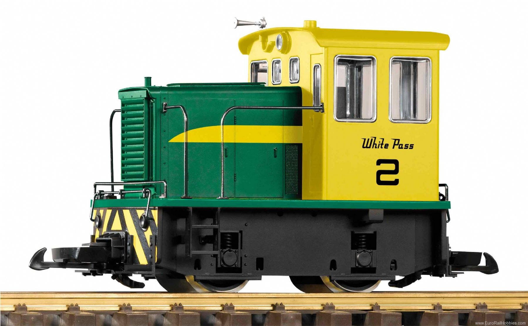 Piko 38514 G Sound-US diesel locomotive GE-25Ton WP&YR, 