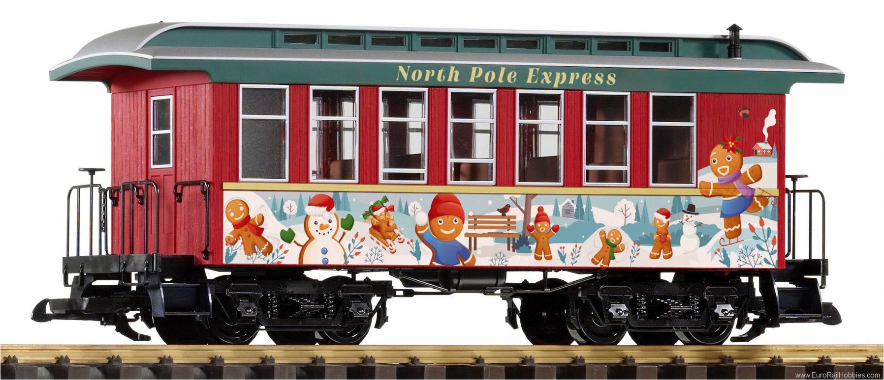 Piko 38669 G-4 Axle Coach 'North Pole Express' (Coach.Nr