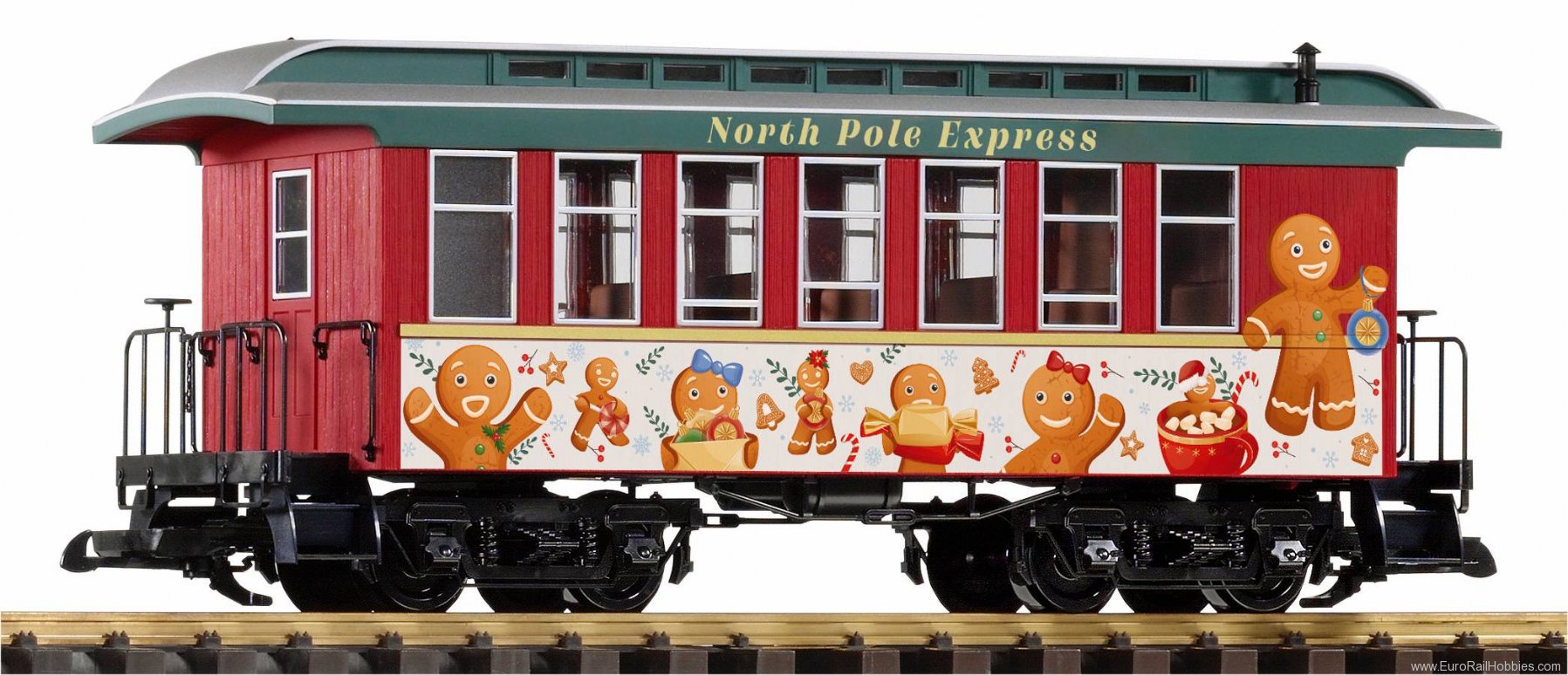 Piko 38670 G-4 Axle Coach 'North Pole Express' (Coach.Nr