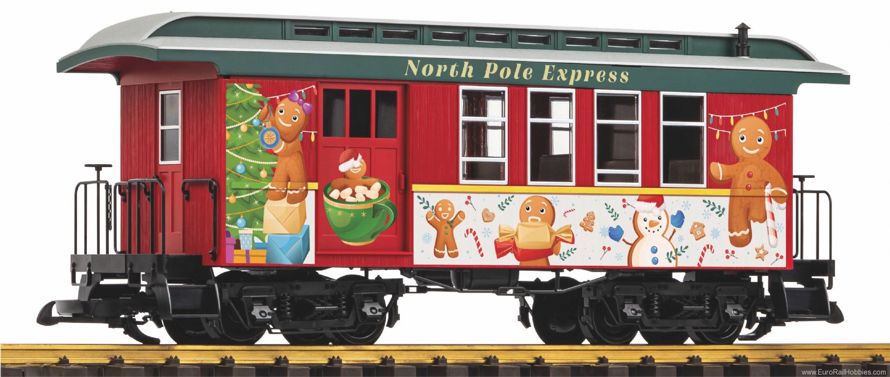 Piko 38671 G-4 Axle Baggage Car 'North Pole Express'