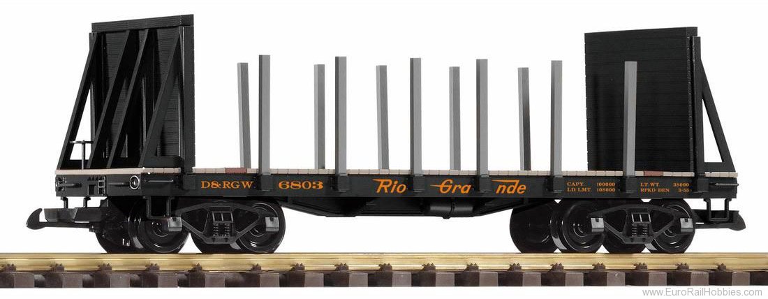 Piko 38763 D&RGW Bulkhead Flatcar 6803 