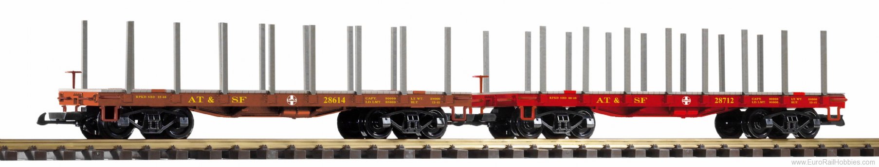 Piko 38773 G 2-Piece Stake Wagon SF 