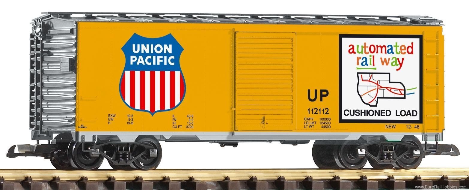 Piko 38831 UP Steel Boxcar 112112, Armour Yellow 