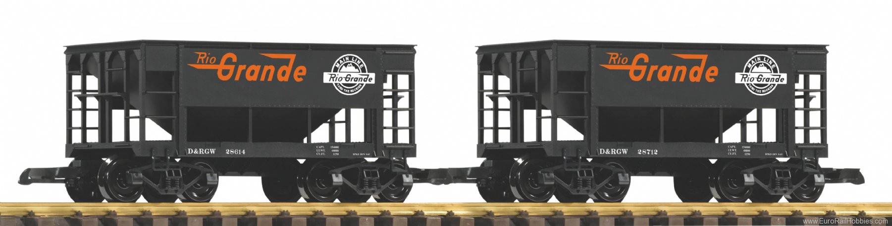 Piko 38931 G Set of 2 bulk goods wagons D & RGW