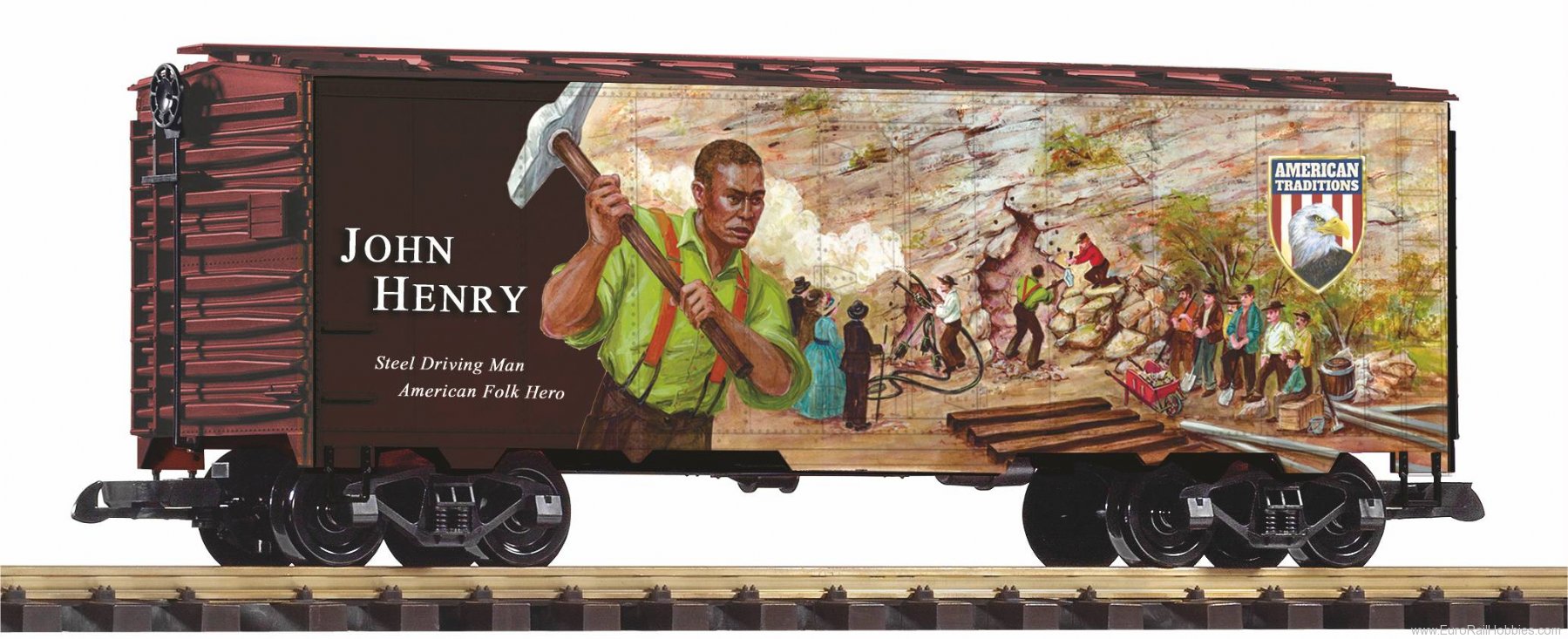 Piko 38941 G Freight Cars American Traditions John Henry