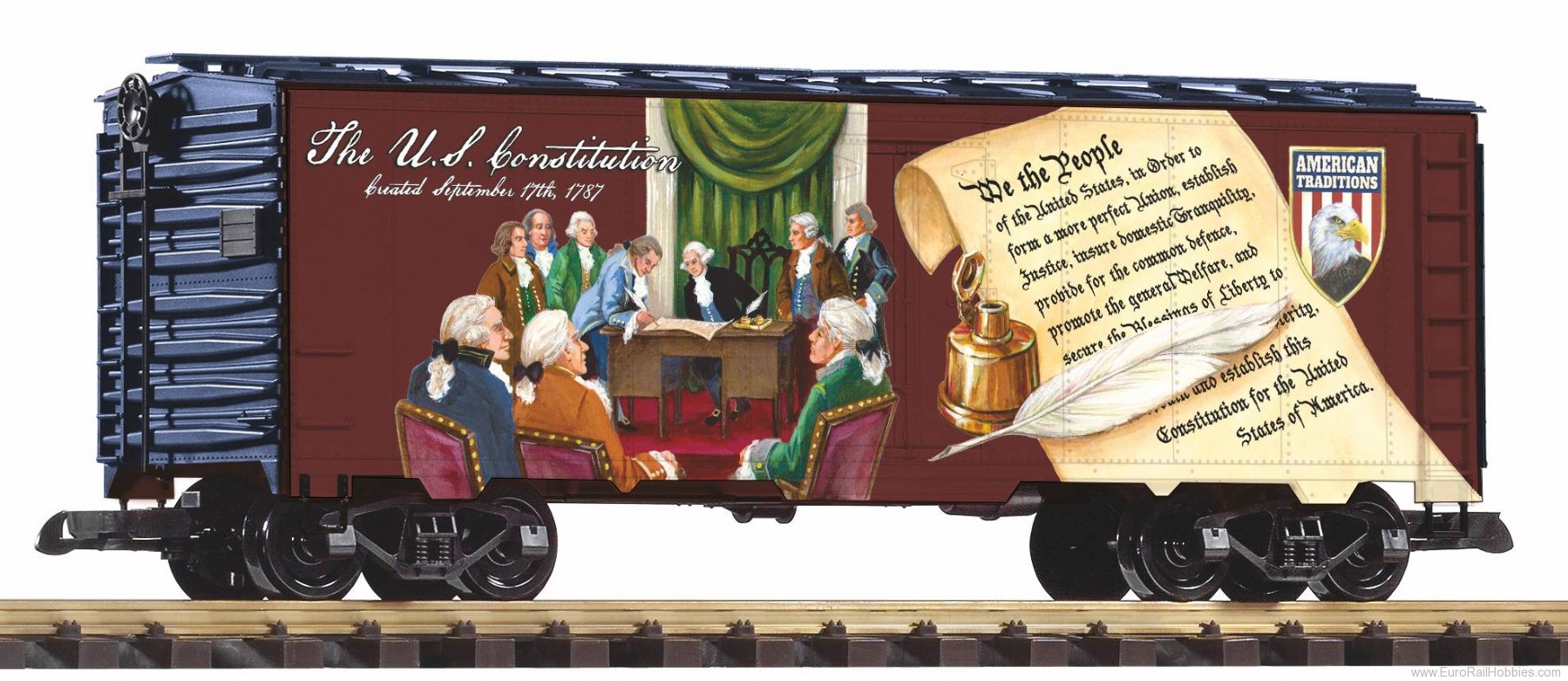 Piko 38943 G Freight Car American Traditions Constitutio