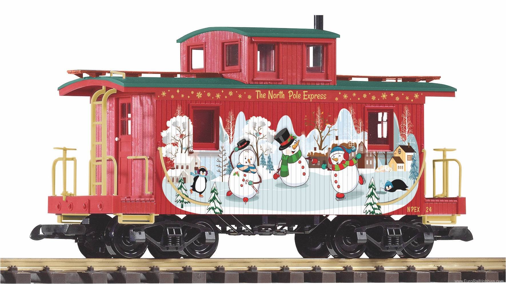 Piko 38967 G-2024 Christmas US Caboose Car
