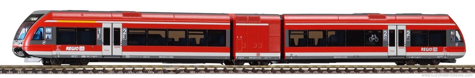 Piko 40237 N diesel railcar GTW 2/6 Stadler DB AG VI