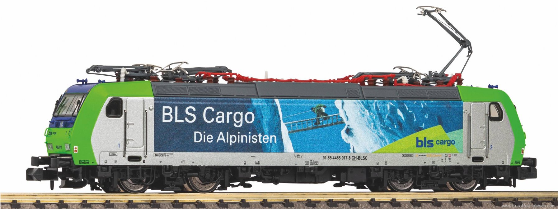 Piko 40587 N Sound electric locomotive BR 485 BLS VI, in