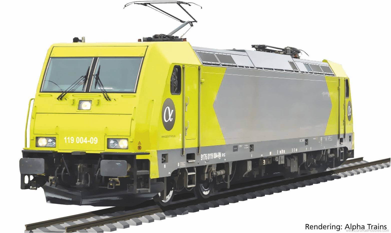 Piko 40592 N-Alpha Trains BR 185 Electric Locomotive w/S