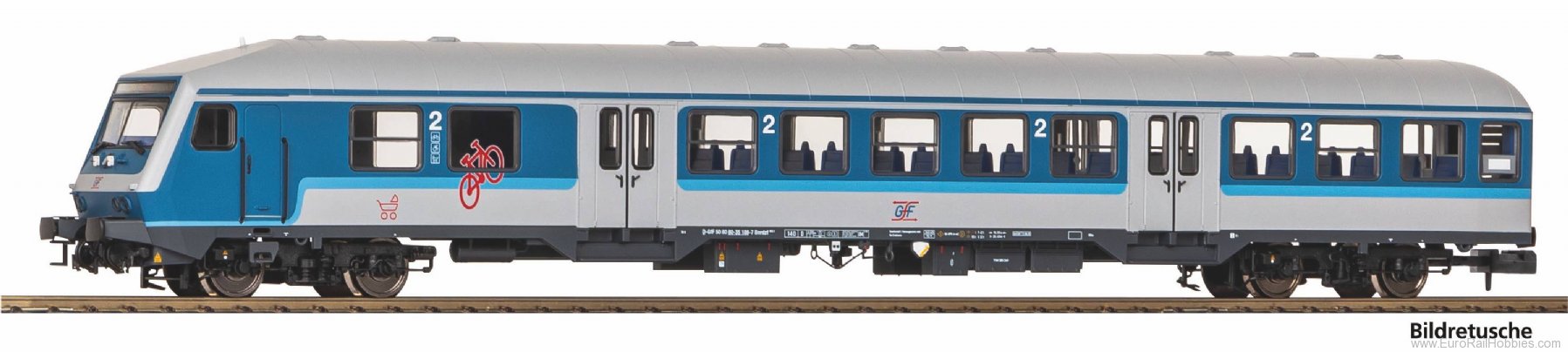 Piko 40613 N-Wittenberg 2 Cl. Cab Control Coach