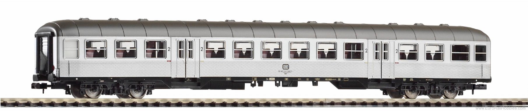 Piko 40649 N passenger car Silberling 2nd class DB IV
