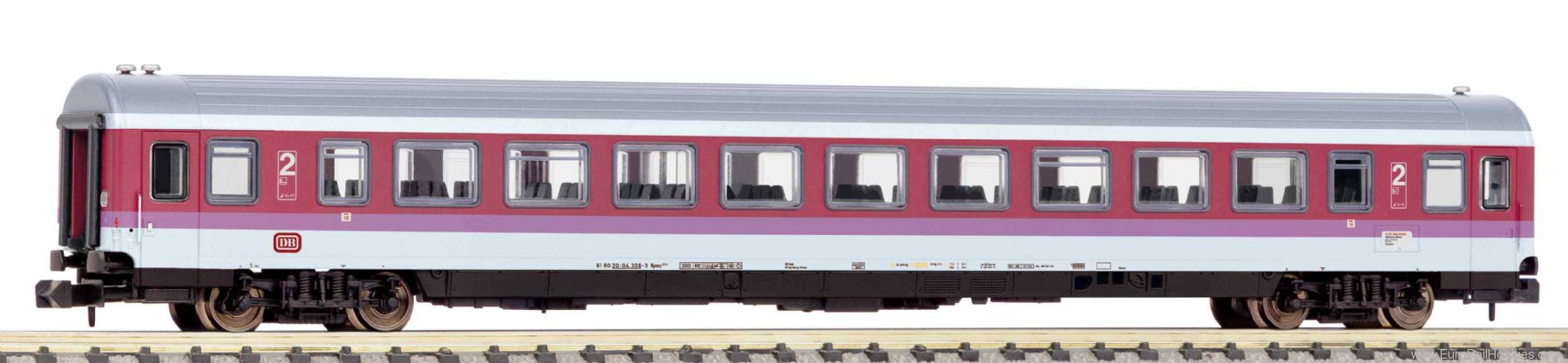 Piko 40671 N IC open-plan car 2nd class Bpmz 291 DB IV