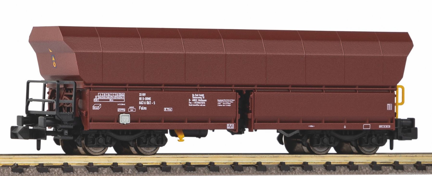 Piko 40711 N Gravel Hopper Falns On Rail