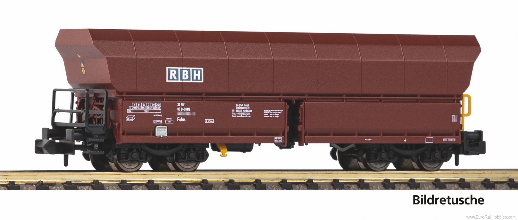 Piko 40719 N-RBH 4 Axle Ballast Car