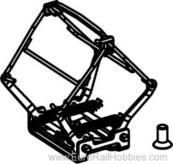 Piko 46257 N-Pantograph HISE2 E 18 silver