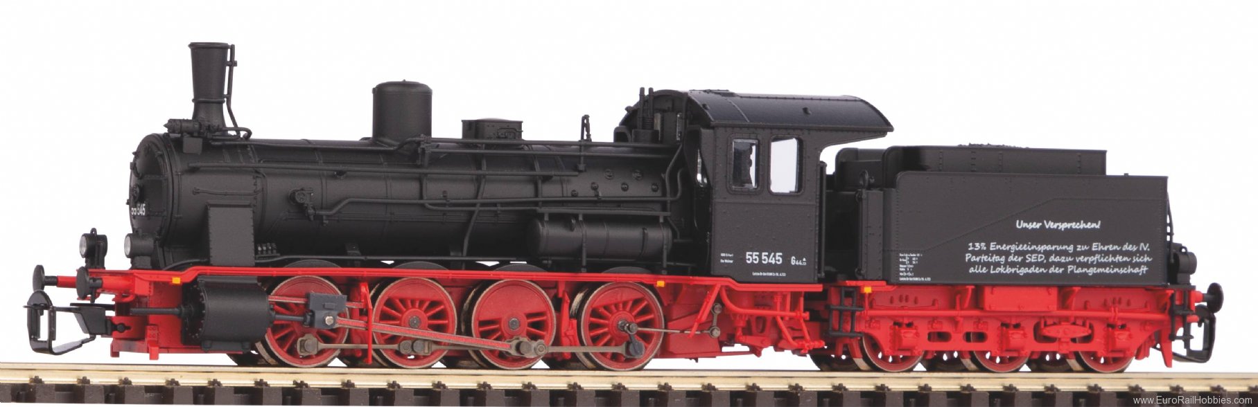 Piko 47107 TT steam Locomotive BR 55 Party Congress DR I