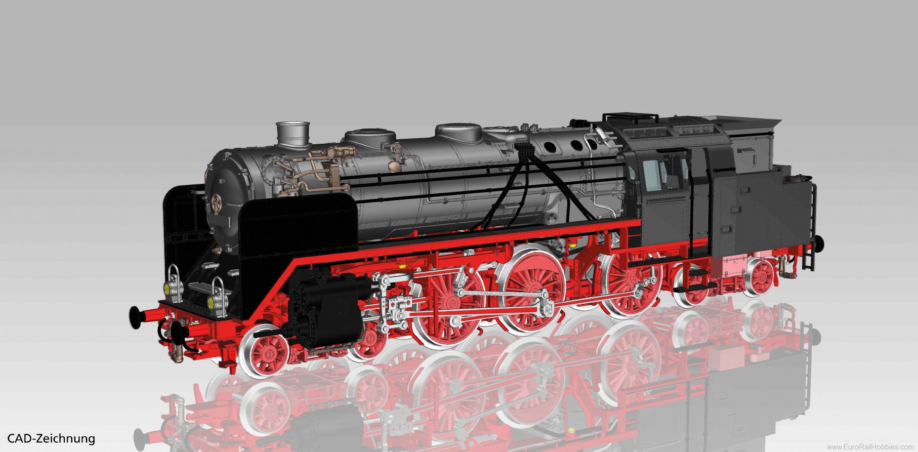 Piko 47141 TT sound steam locomotive BR 62 DR III, inclu