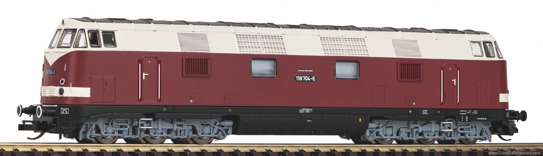 Piko 47296 TT diesel locomotive BR 118 Sparlack DR IV, 6
