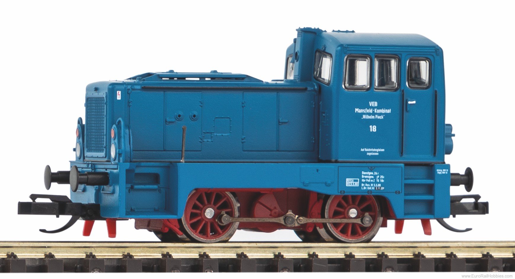 Piko 47309 TT diesel locomotive V23 Mansfeld Kombinat DR