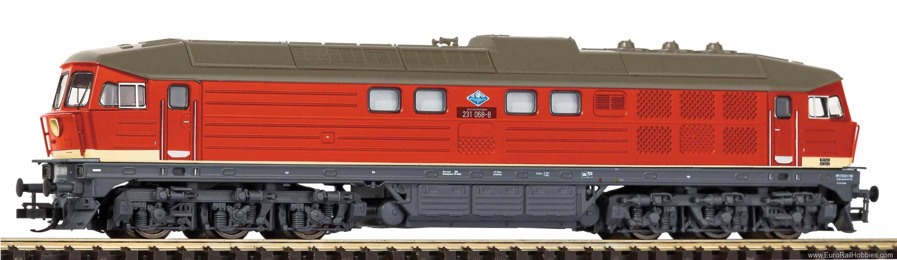 Piko 47329 TT diesel locomotive BR 231 DR IV