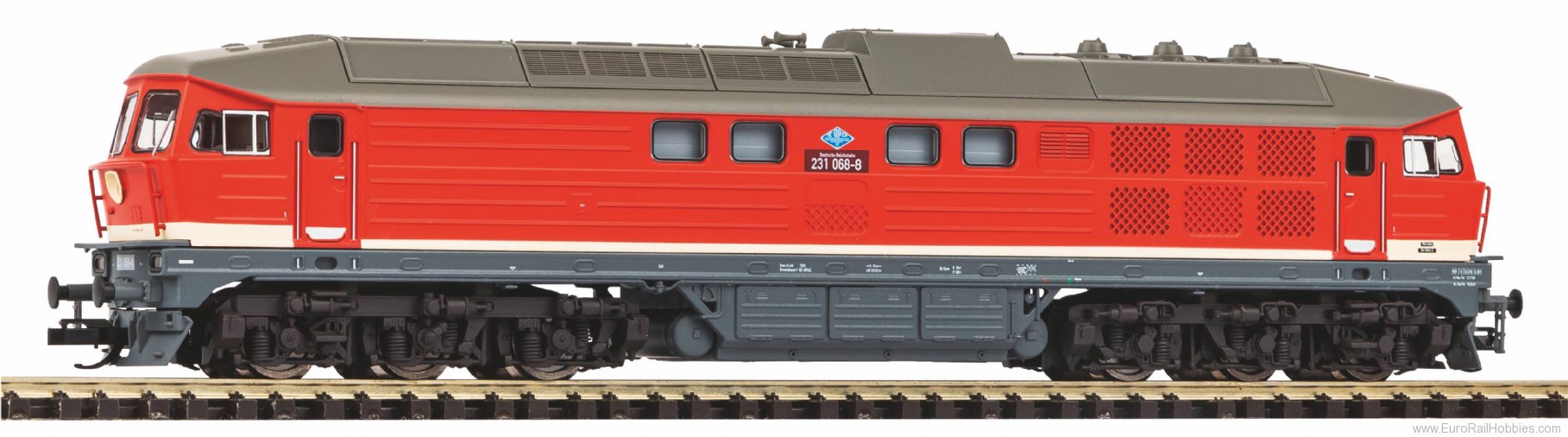 Piko 47329 TT diesel locomotive BR 231 DR IV