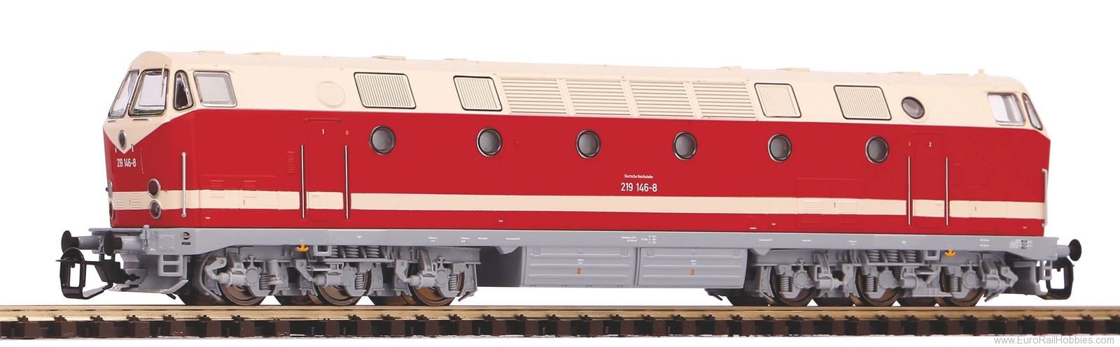 Piko 47346 TT Diesel Locomotive BR 119, Spitzenlicht unt