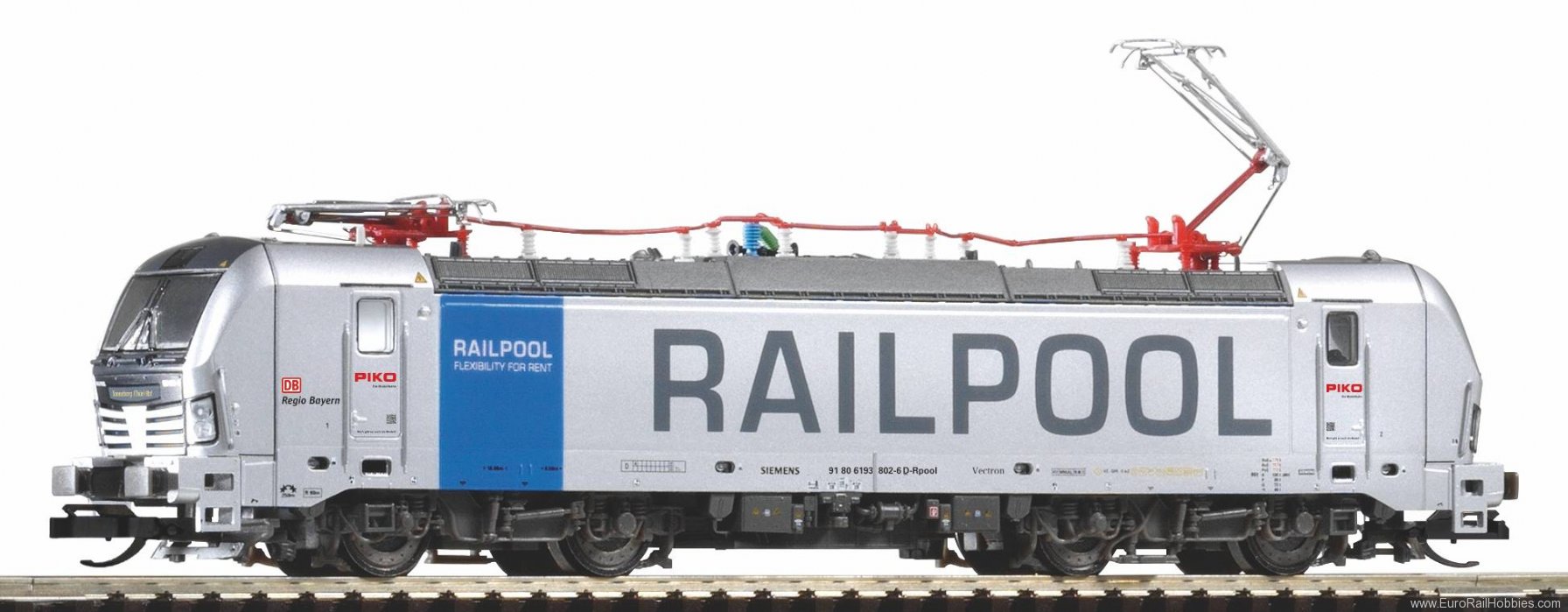 Piko 47393 TT sound electric locomotive BR 193 Railpool 