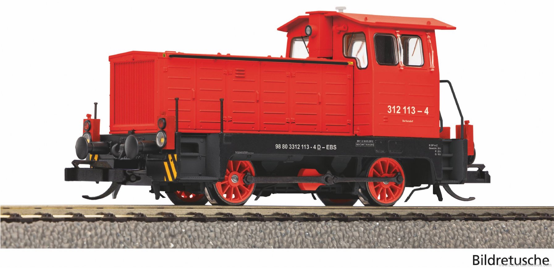 Piko 47504 TT-BR 312 EBS Diesel Locomotive