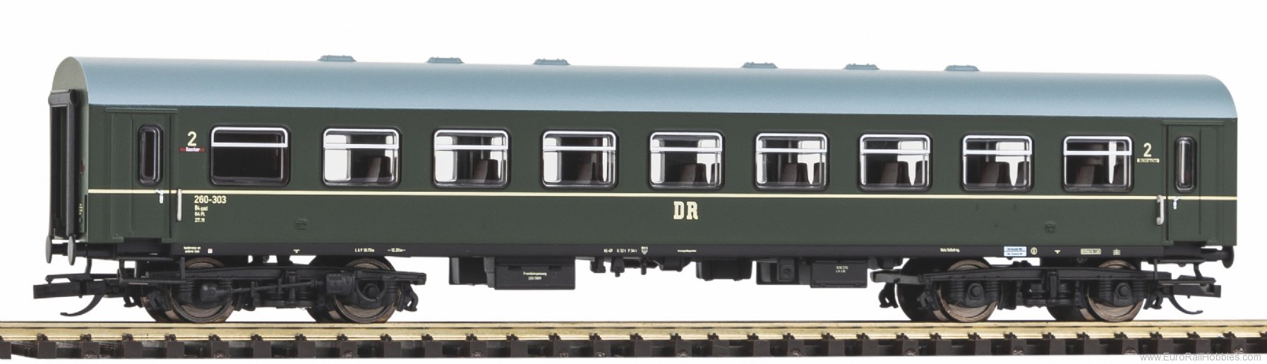 Piko 47616 TT Rekowagen 2nd class DR III
