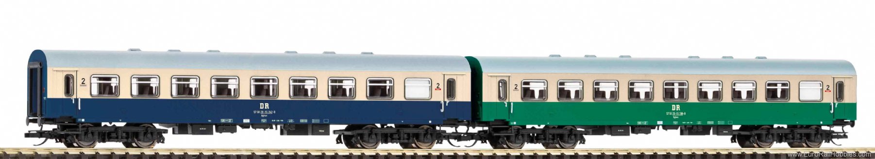 Piko 47681 TT set of 2 Reko cars test paintwork DR IV