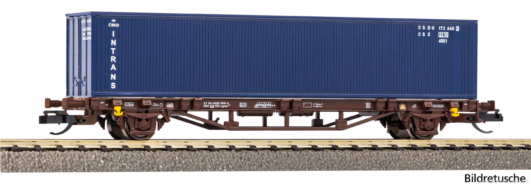 Piko 47728 TT-CD Container Wagon 1X40' Intrans 