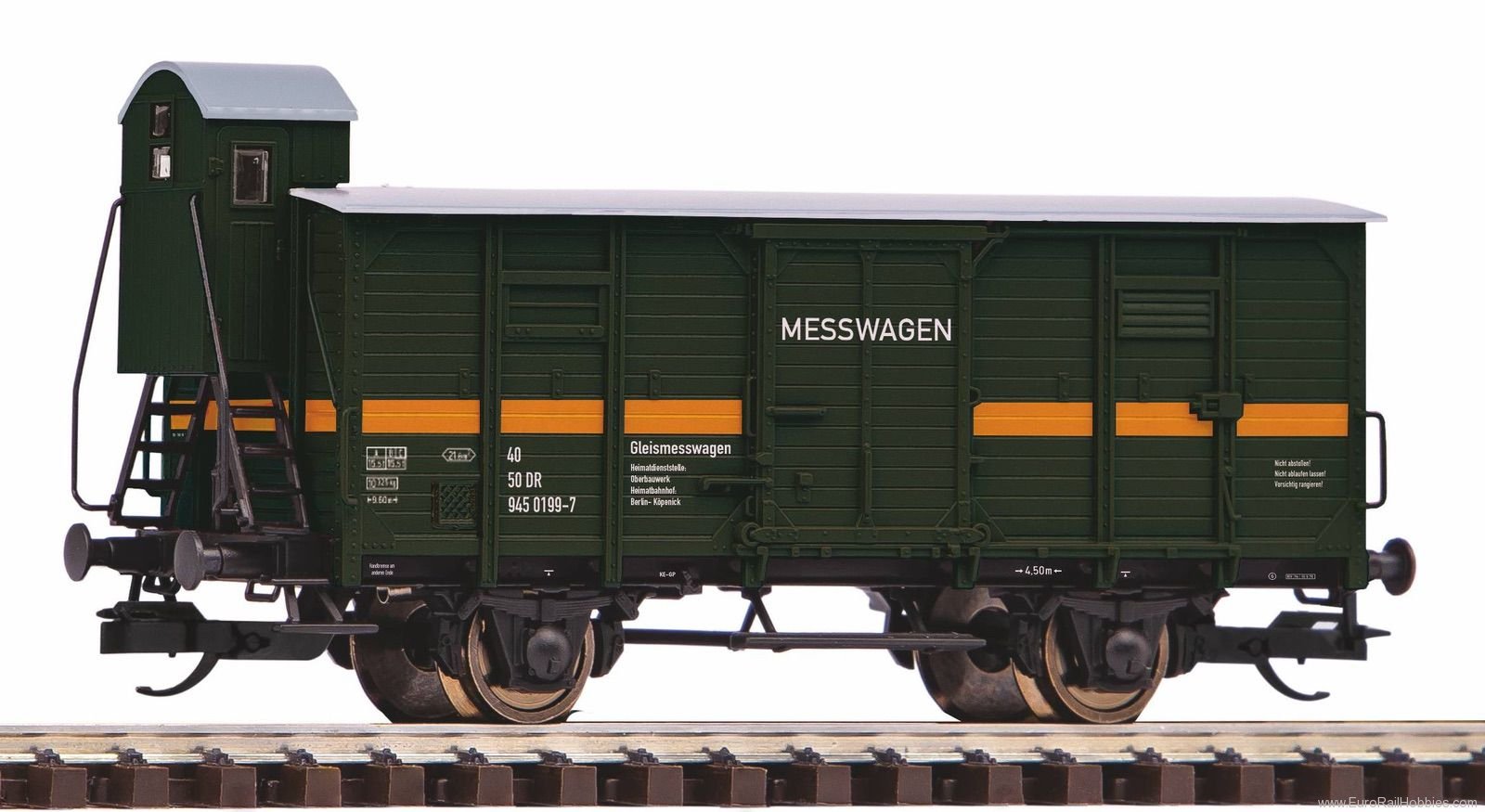 Piko 47770 TT Messwagen Covered freight car G02 DR IV wi