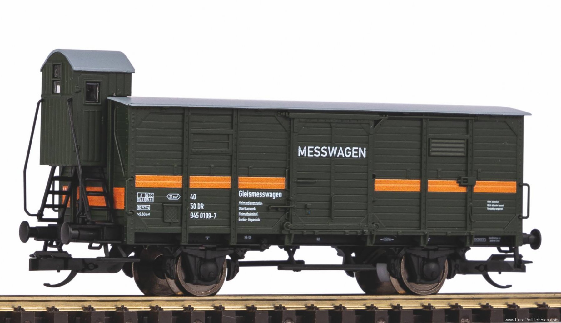 Piko 47770 TT Messwagen Covered freight car G02 DR IV wi