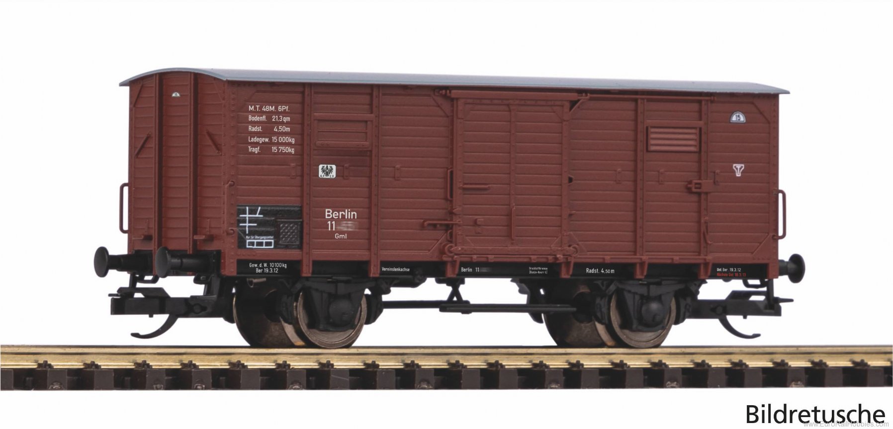 Piko 47774 TT-KPEV I o. Bhs. Covered Freight Car