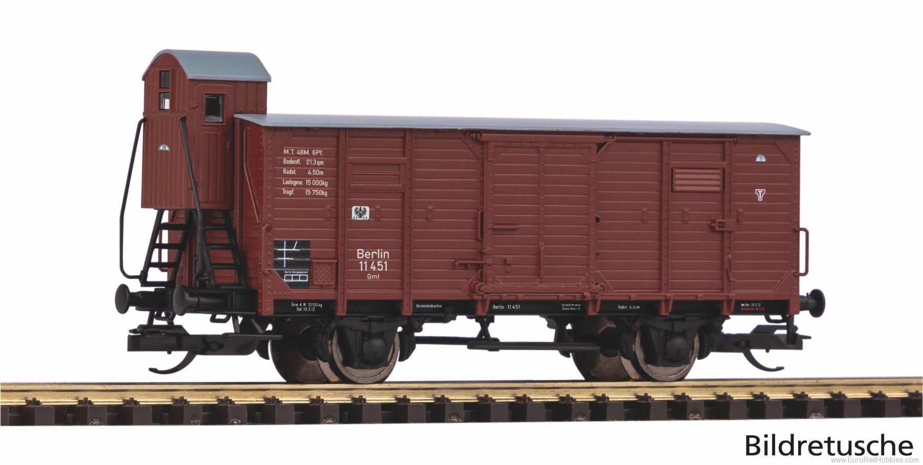 Piko 47779 TT-KPEV I o. Bhs. Covered Freight Car