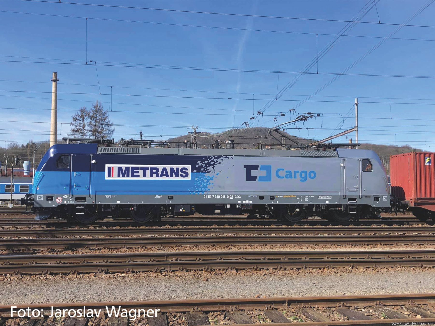 Piko 47808 TT-CD Cargo  BR 388 Metrans Electric Locomoti