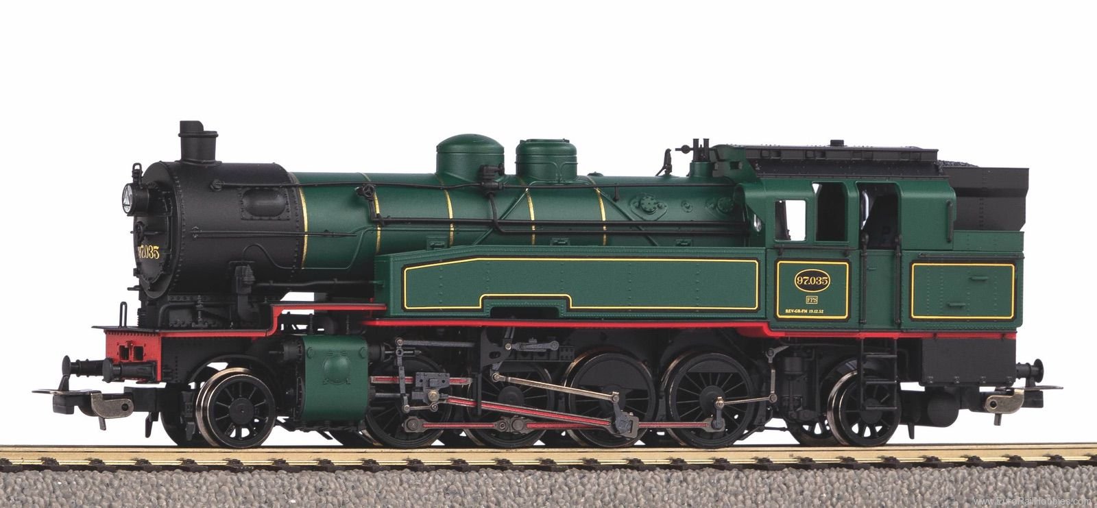 Piko 50658 Steam Locomotive Rh 97 SNCB III (Marklin AC D