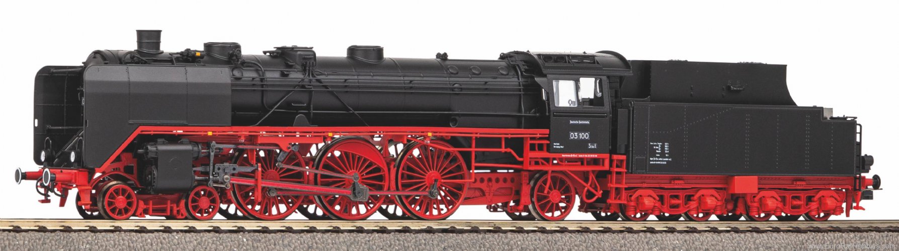Piko 50684 Steam Locomotive BR 03 DR III (DC Piko Expert