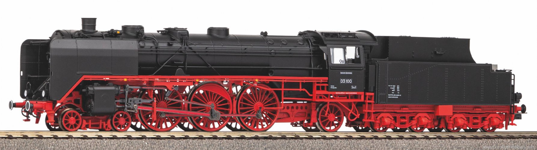 Piko 50686 Steam Locomotive BR 03 DR III AC version, inc