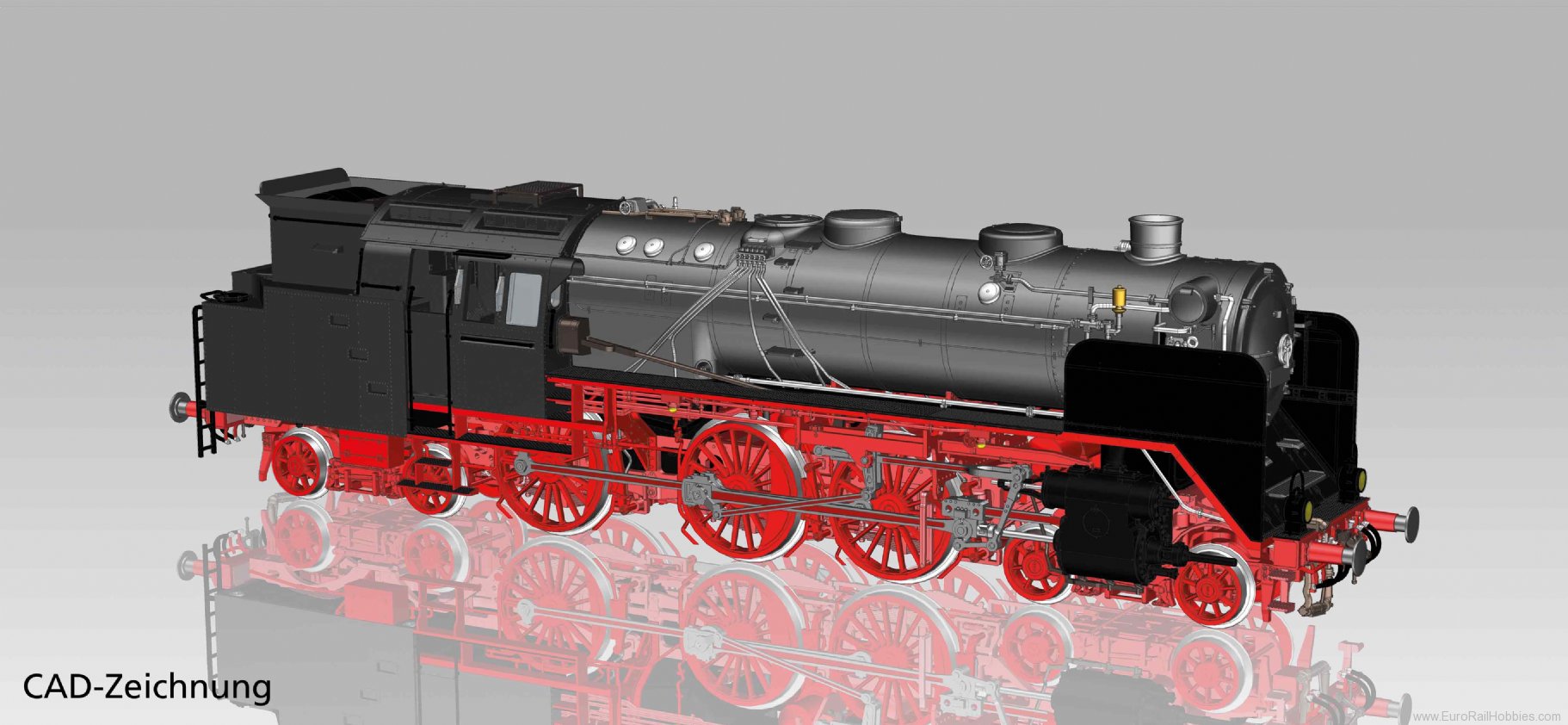 Piko 50705 Sound steam locomotive BR 62 DR III, includin