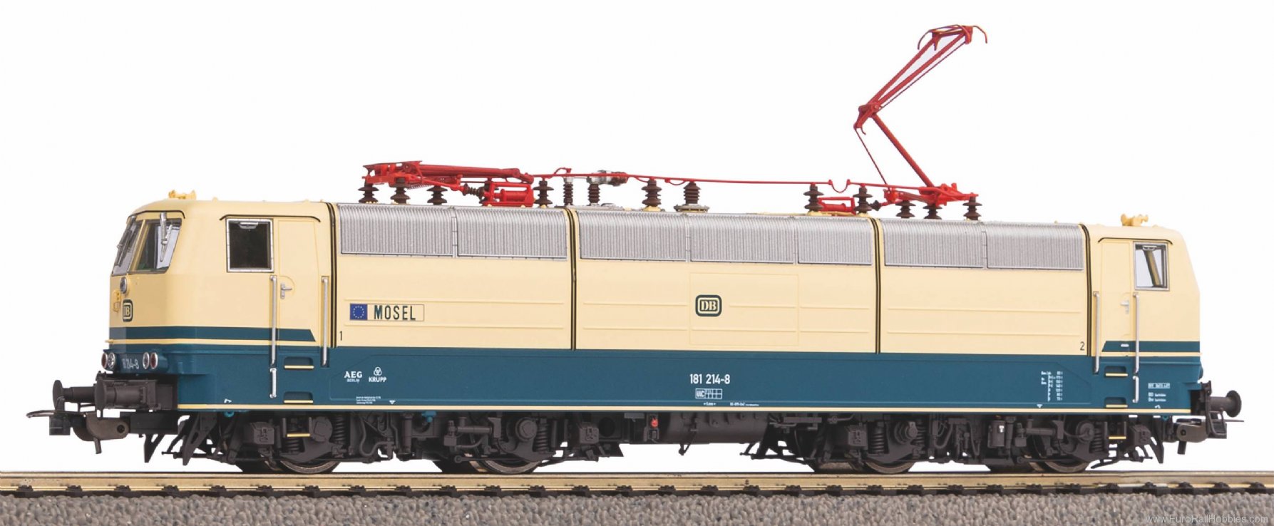 Piko 51355 Electric Locomotive BR 181.2 Mosel DB IV (Pik