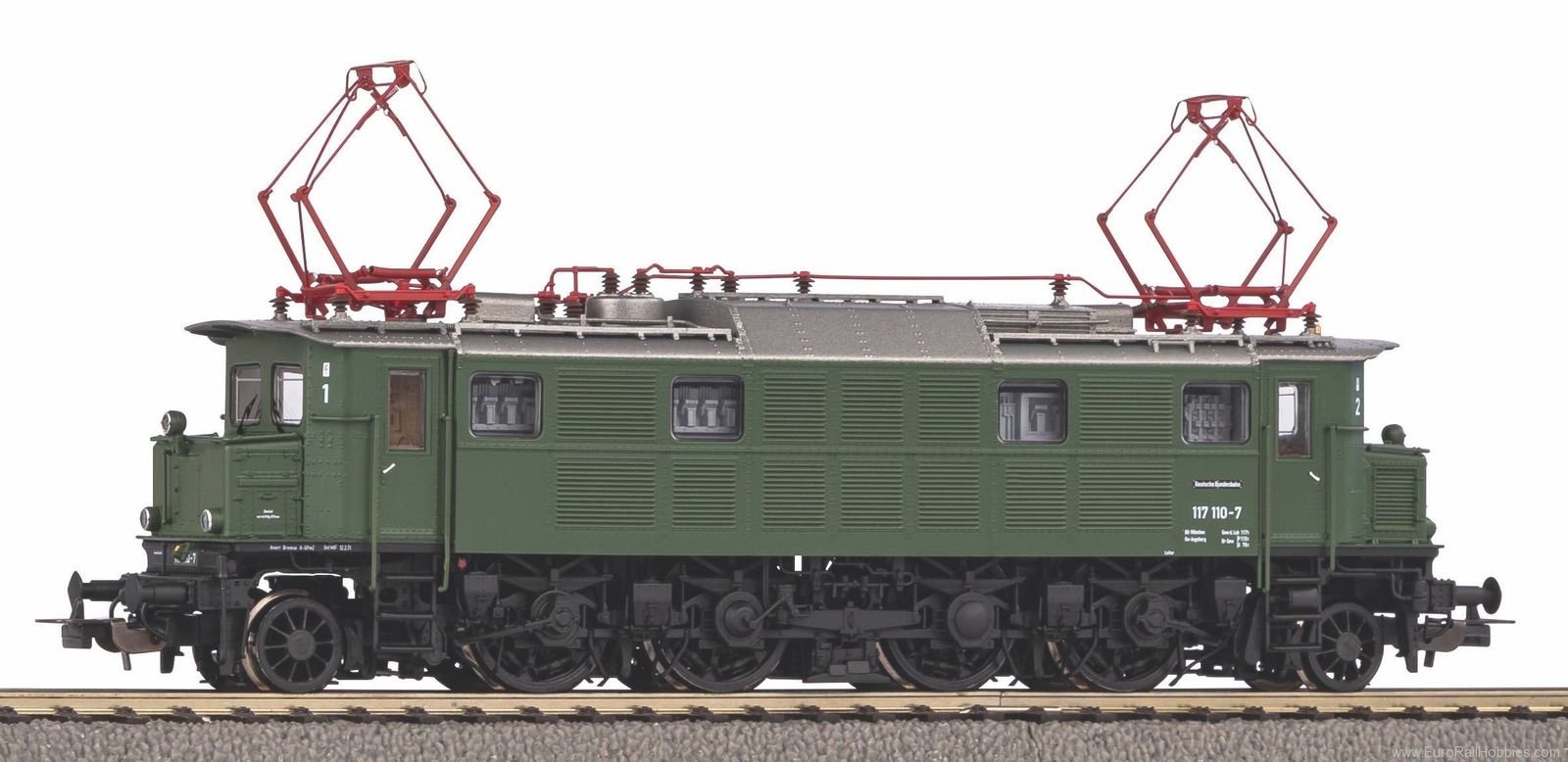 Piko 51490 Electric Locomotive 117 110 DB IV (DC Piko Ex