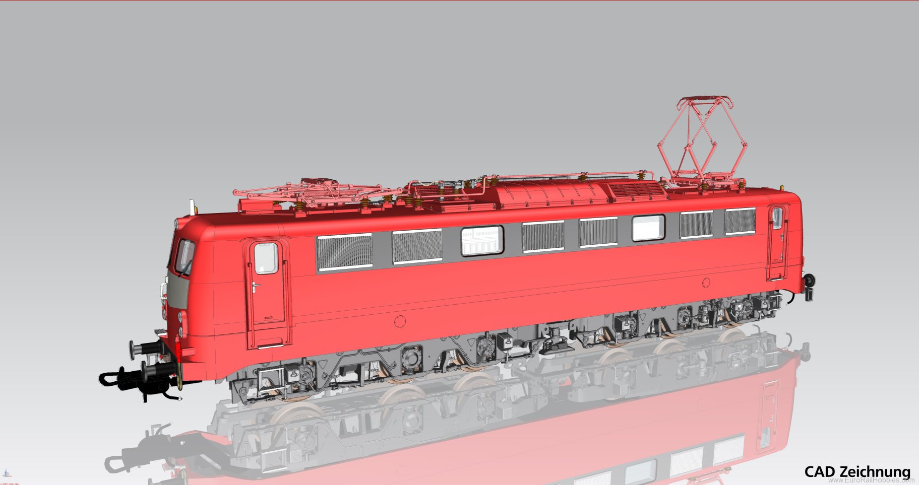 Piko 51658 DB BR 150 Orient Red Electric Locomotive w/So