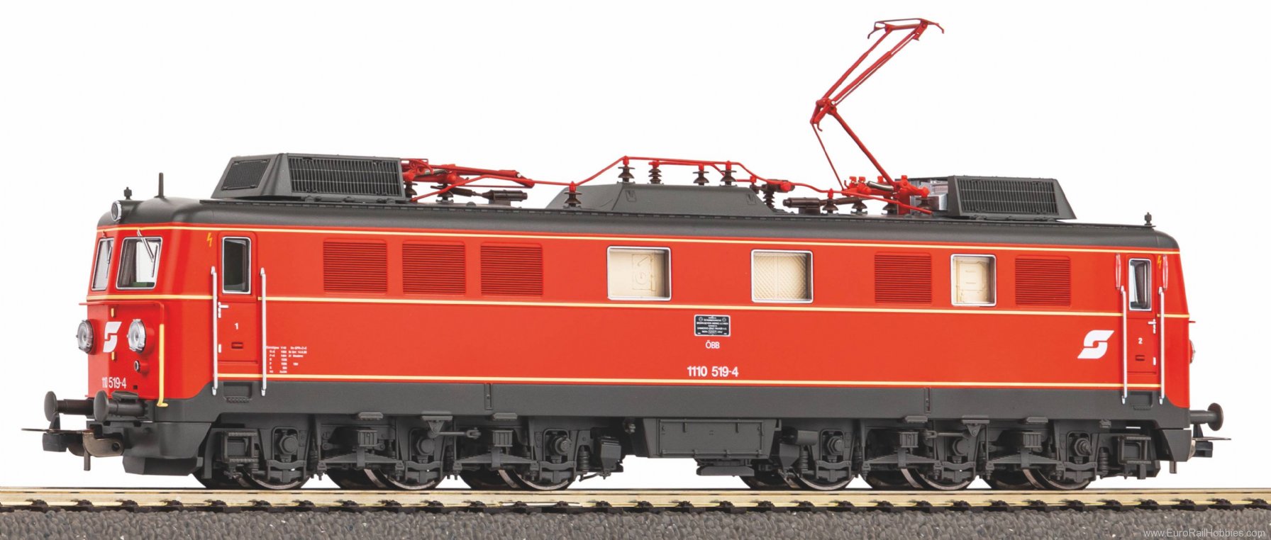 Piko 51775 Electric Locomotive Rh 1110.5 A-BB V (DC Piko