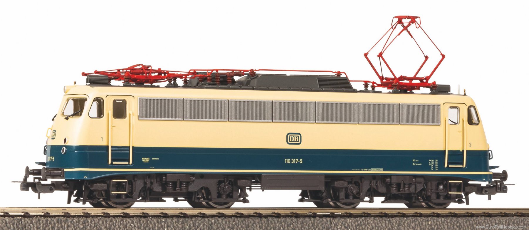 Piko 51815 Electric Locomotive BR 110 DB IV (DC Piko Exp