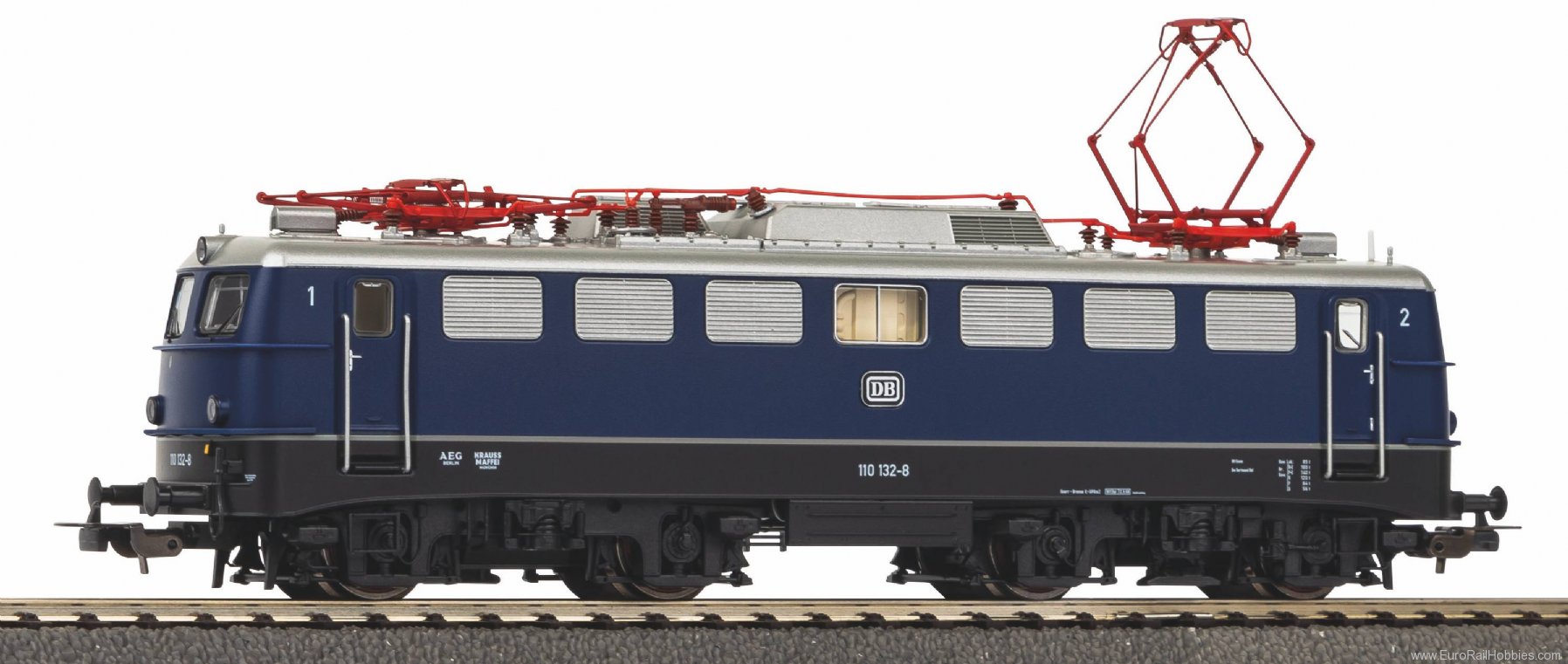Piko 51923 Electric Locomotive BR 110 DB IV (DC Piko Exp