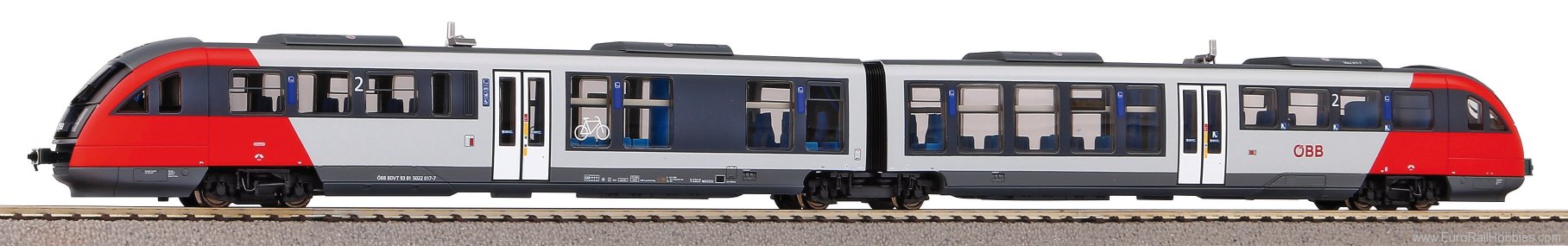 Piko 52292 Desiro Diesel Railcar Rh 5022 ÃBB V (AC Di