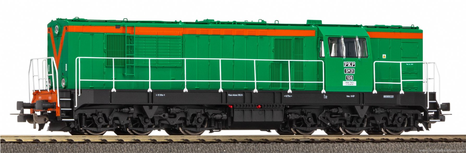 Piko 52307 Sound diesel locomotive Sm31 PKP V, including